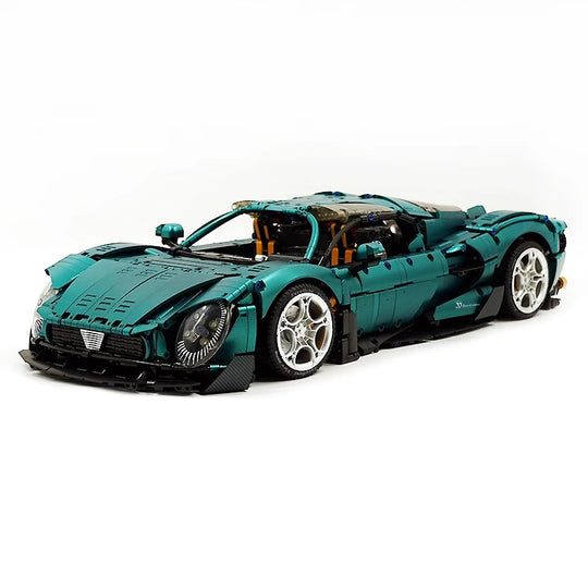 Zuma Green Supercar Model Building Blocks 4208pcs