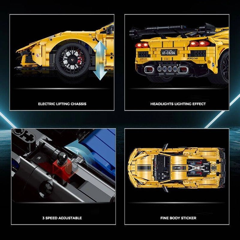 The US Treasure - Level Supercar C8 Model 3787PCS